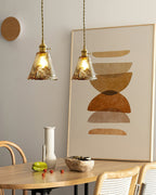 Islenholm Glass Pendant Light-Moonnatur