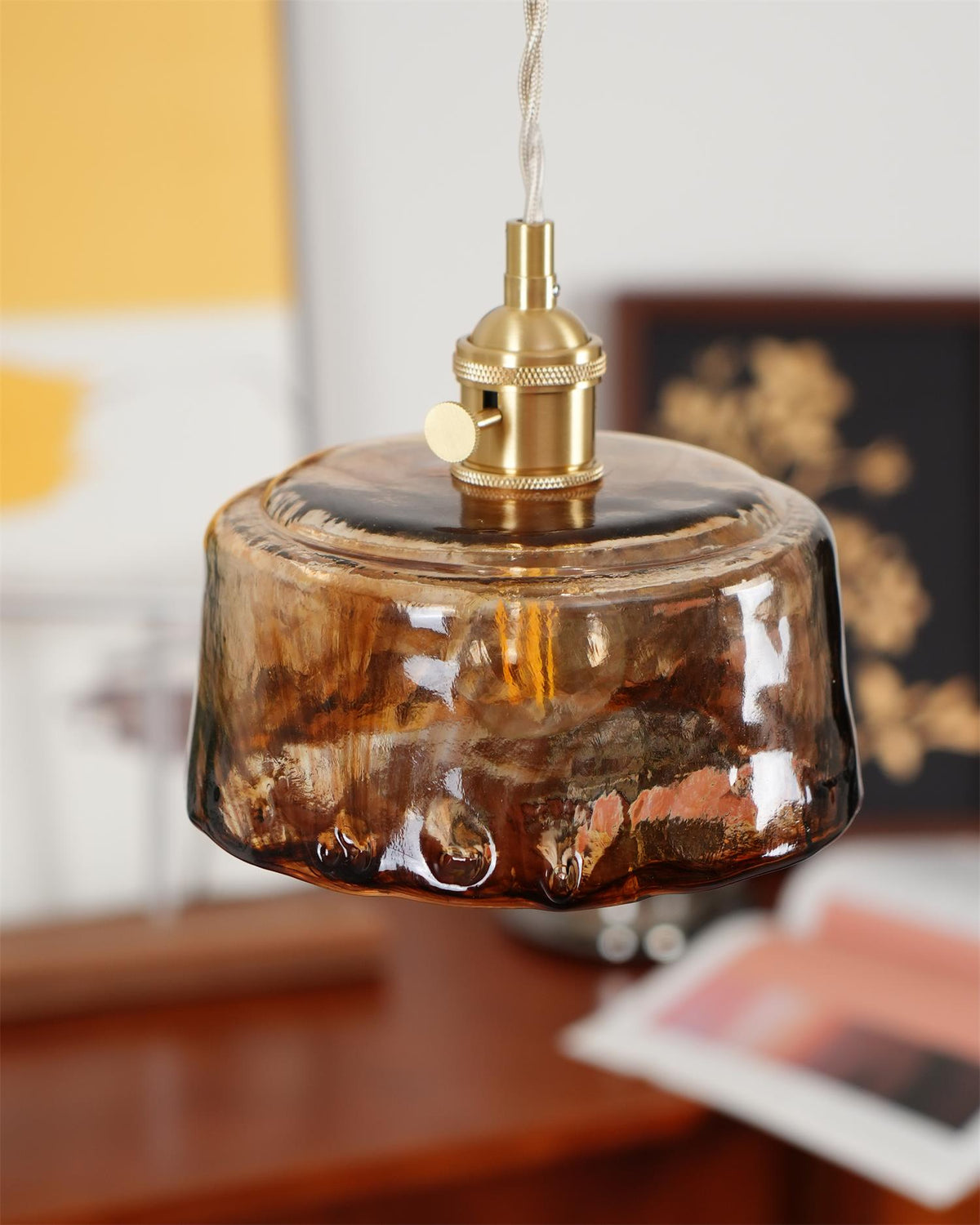Islenholm Glass Pendant Light-Moonnatur