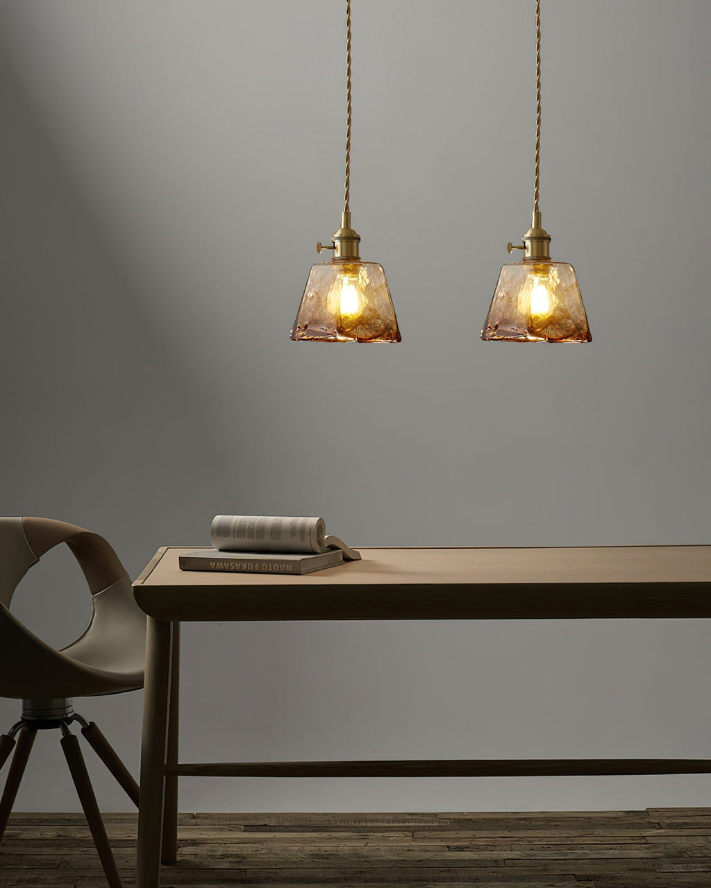 Islenholm Glass Pendant Light-Moonnatur