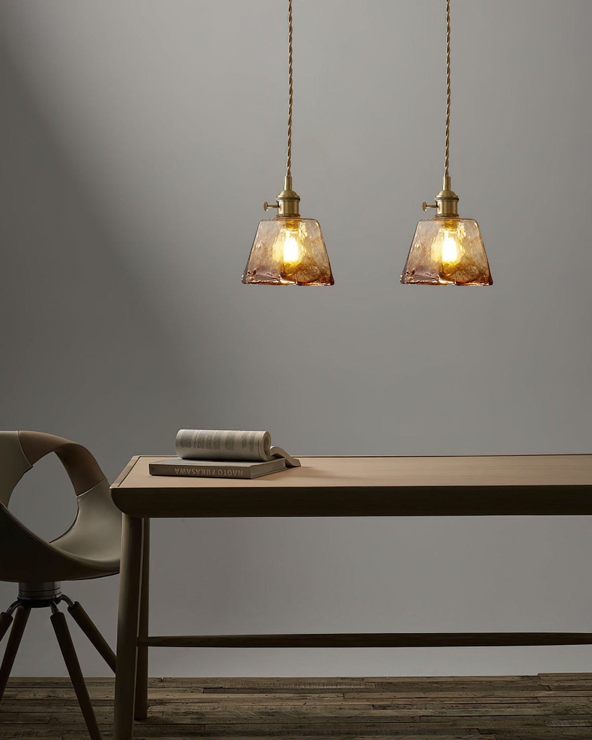 Islenholm Glass Pendant Light-Moonnatur