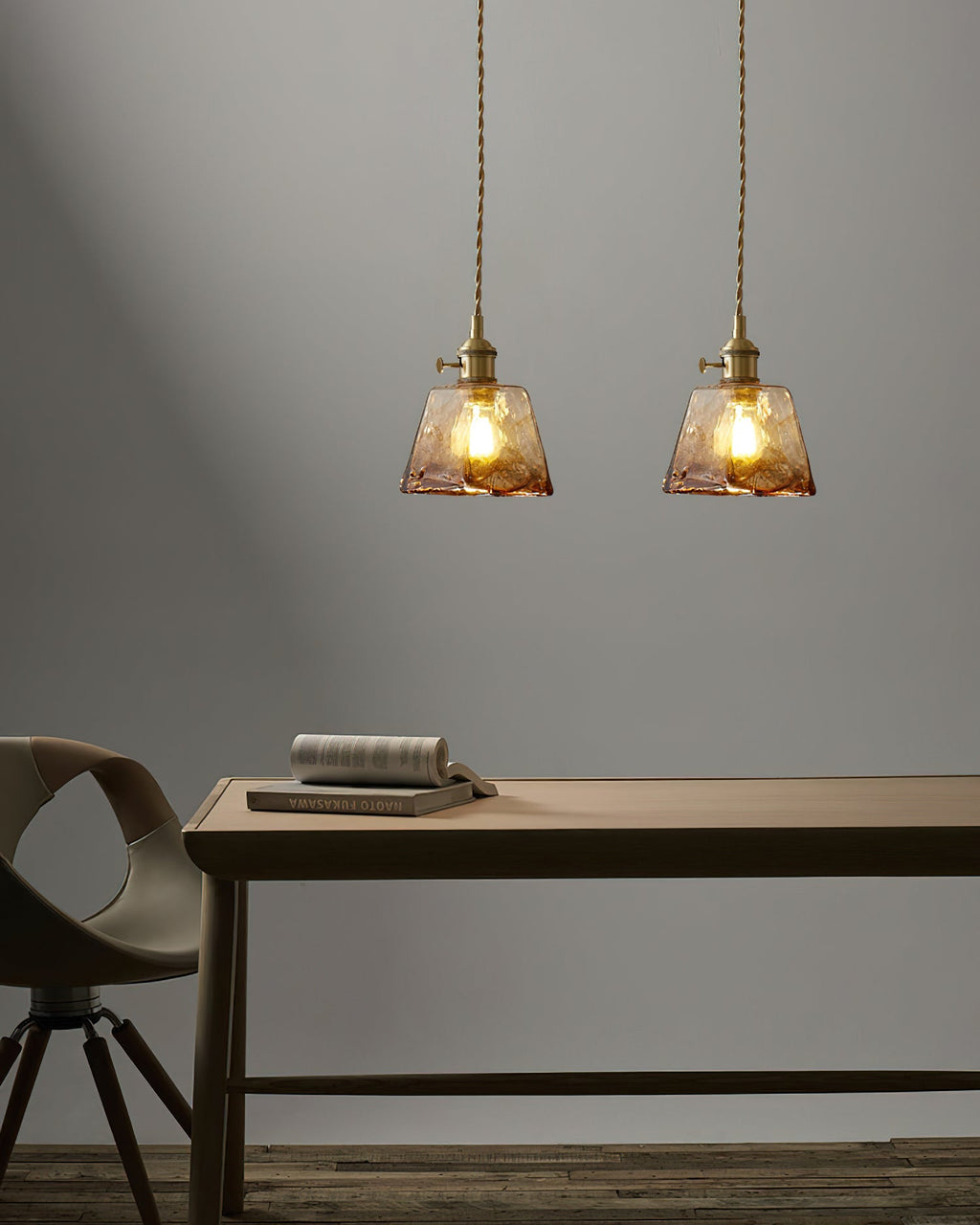 Islenholm Glass Pendant Light-Moonnatur