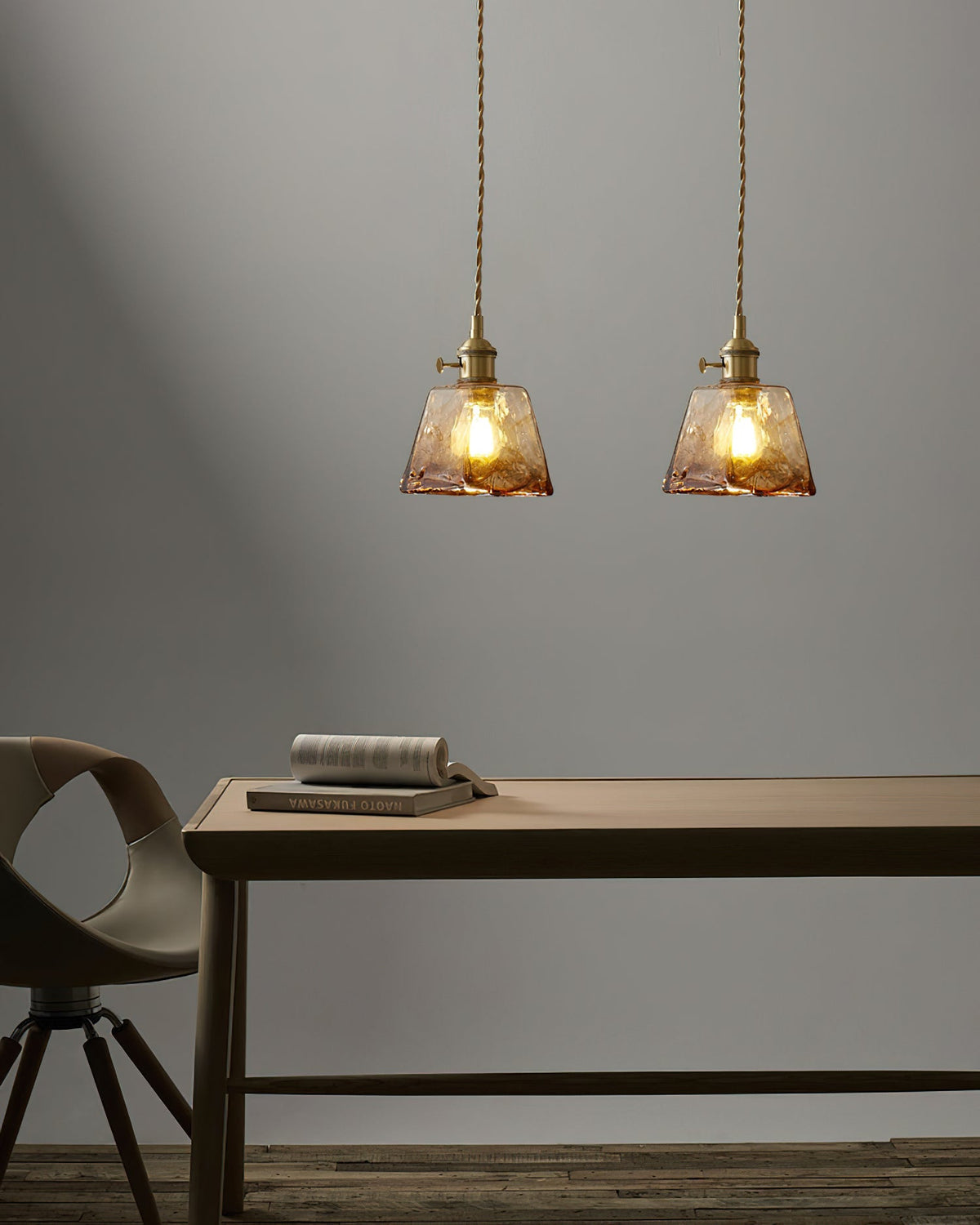 Islenholm Glass Pendant Light-Moonnatur