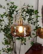 Islenholm Glass Pendant Light-Moonnatur
