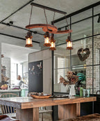 Fernora Wood Chandelier-Moonnatur