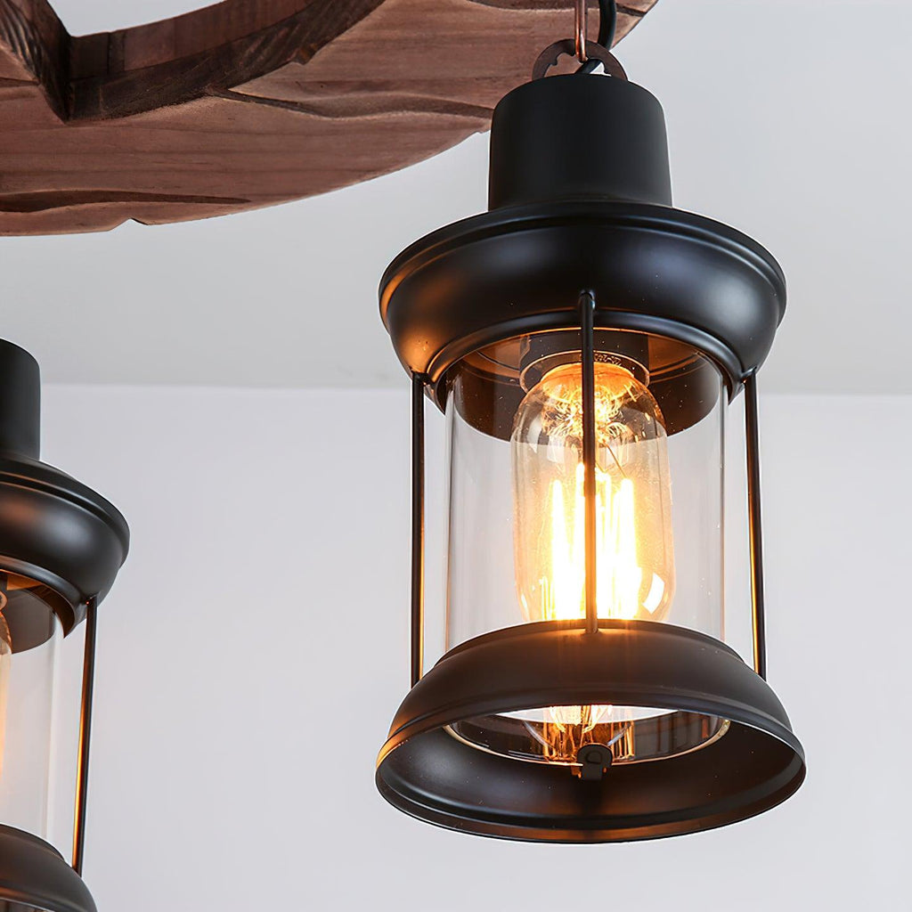 Fernora Wood Chandelier-Moonnatur