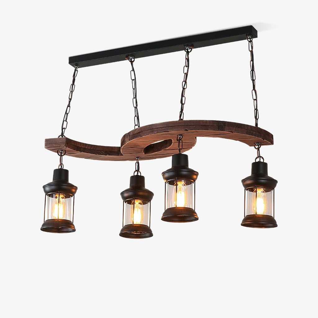 Fernora Wood Chandelier-Moonnatur