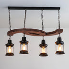 Fernora Wood Chandelier-Moonnatur