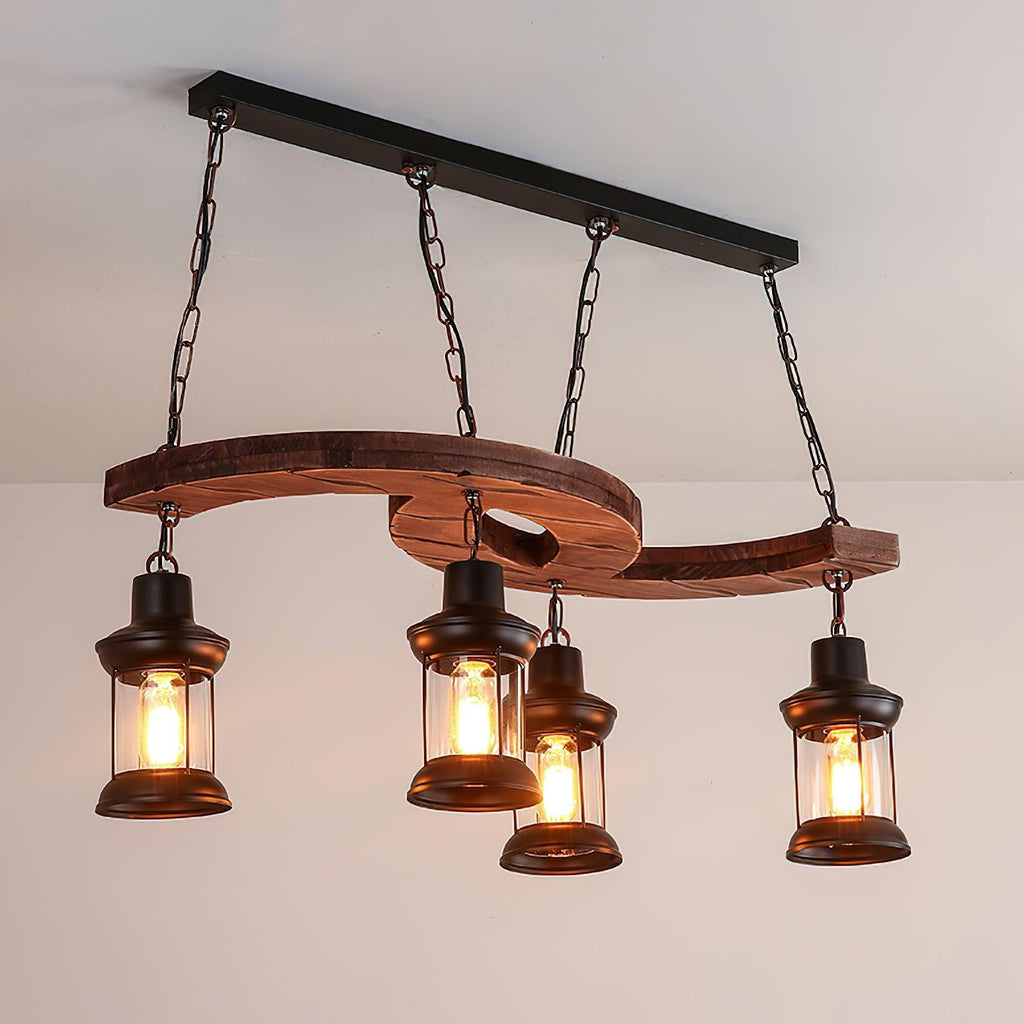 Fernora Wood Chandelier-Moonnatur