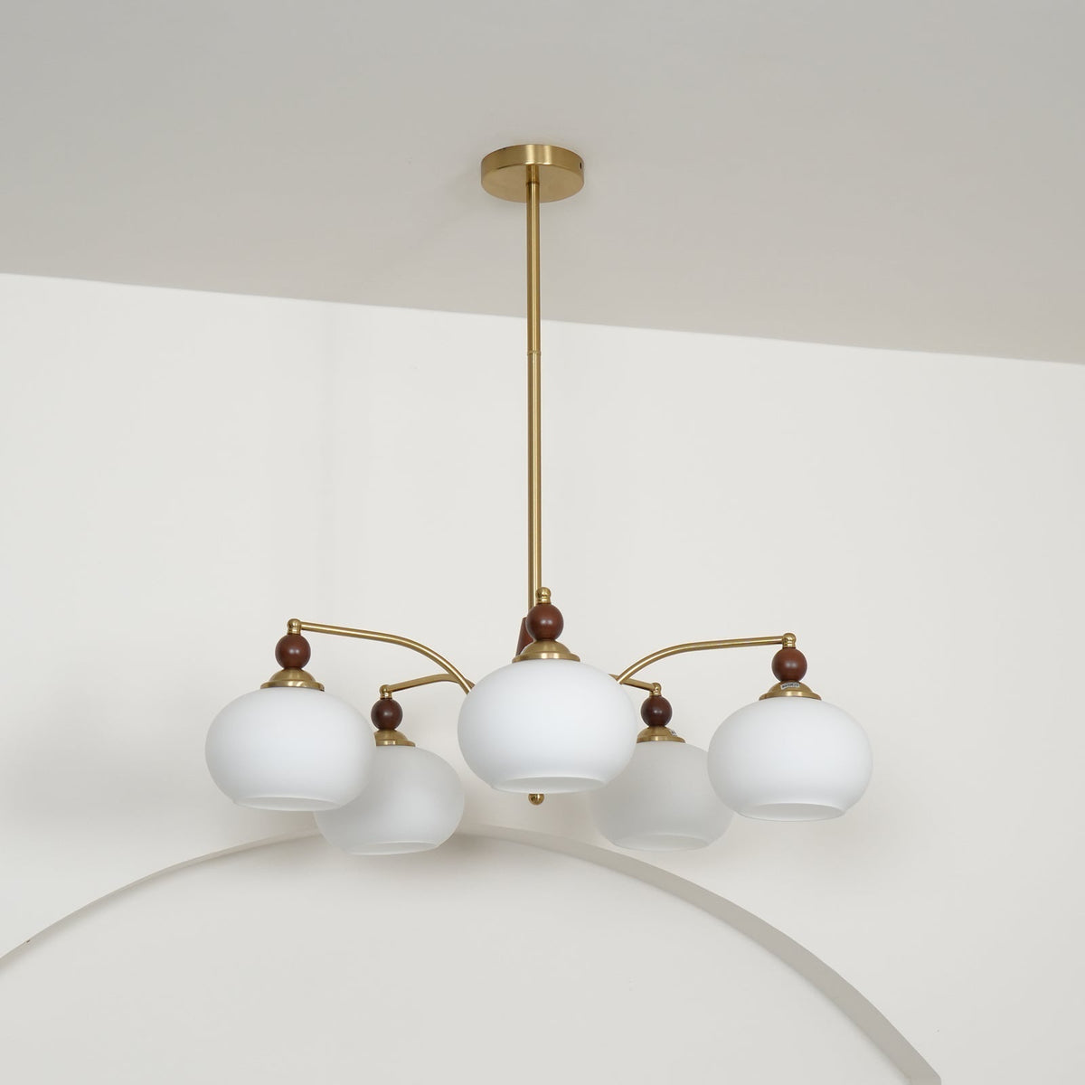 Gresellae Glass Chandelier-Moonnatur