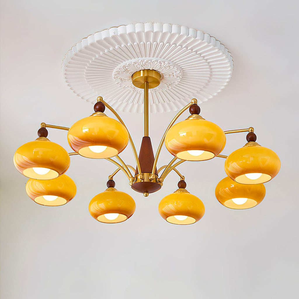 Yardenenelle Glass Chandelier-Moonnatur
