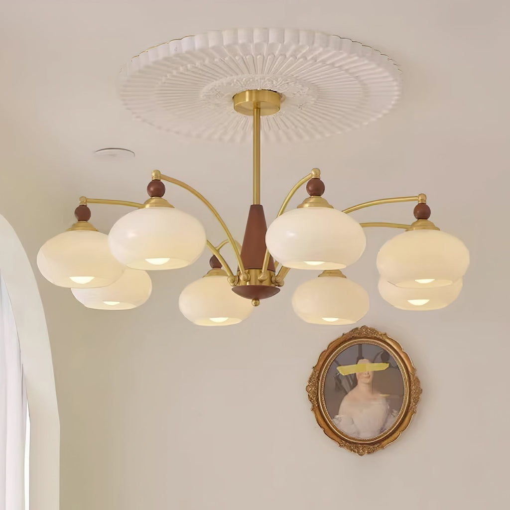 Yardenenelle Glass Chandelier-Moonnatur