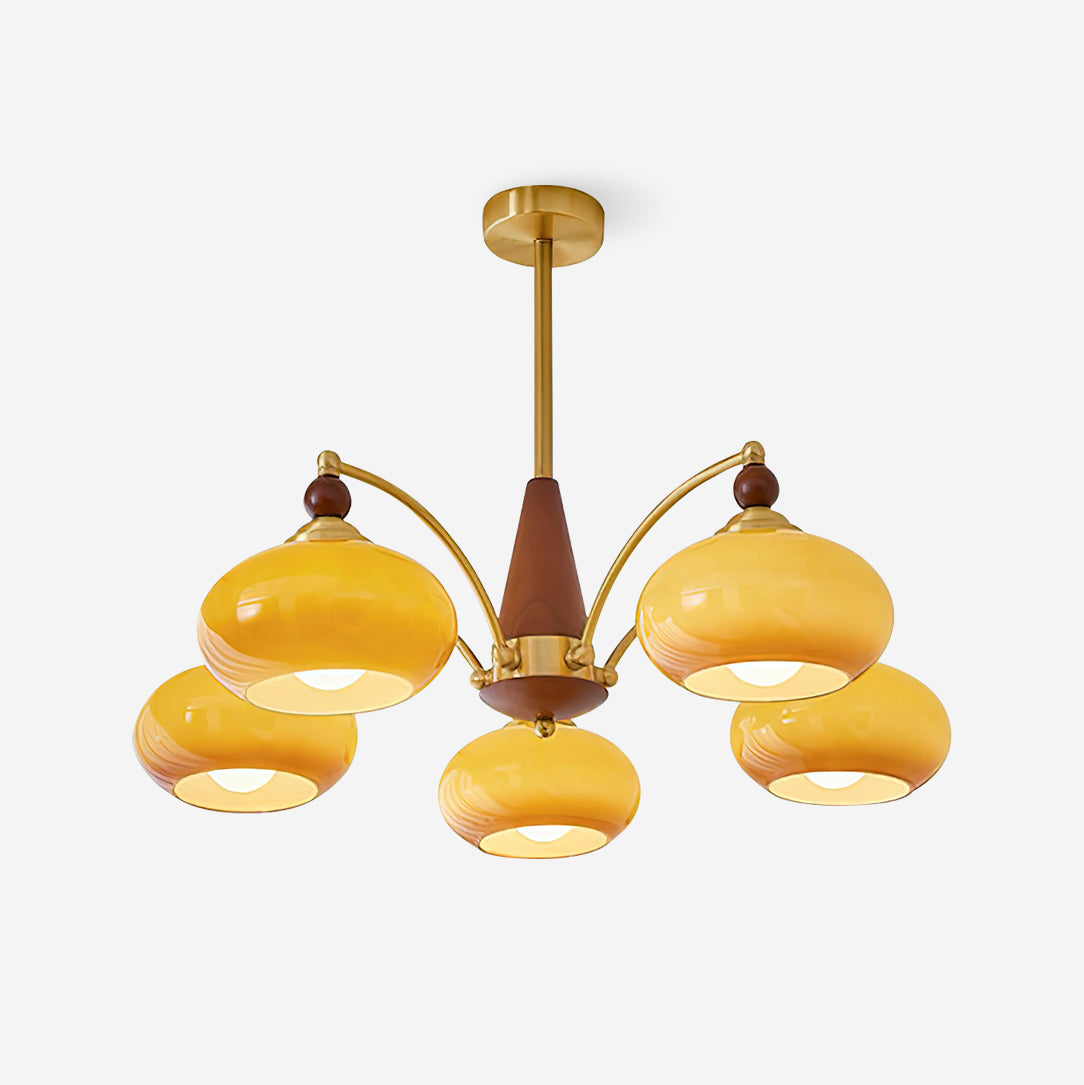 Yardenenelle Glass Chandelier-Moonnatur