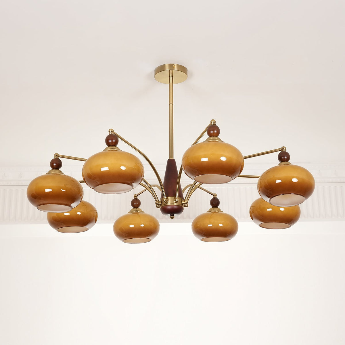 Gresellae Glass Chandelier-Moonnatur