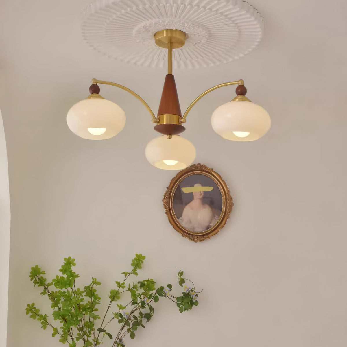 Yardenenelle Glass Chandelier-Moonnatur