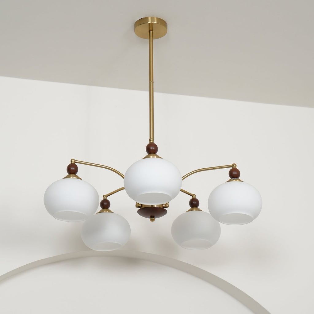 Gresellae Glass Chandelier-Moonnatur