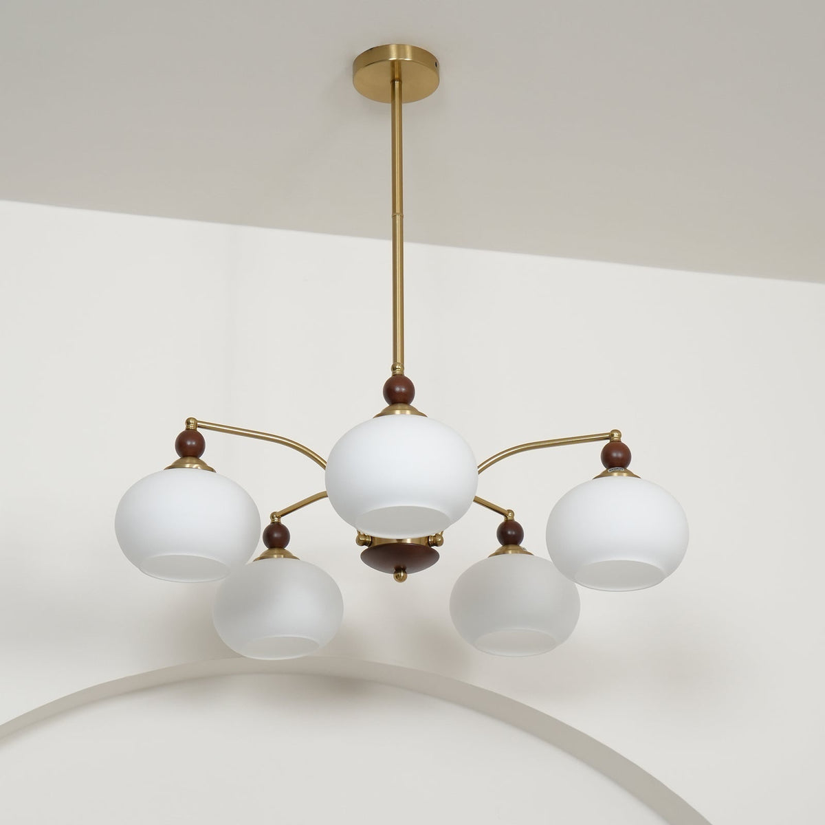 Gresellae Glass Chandelier-Moonnatur