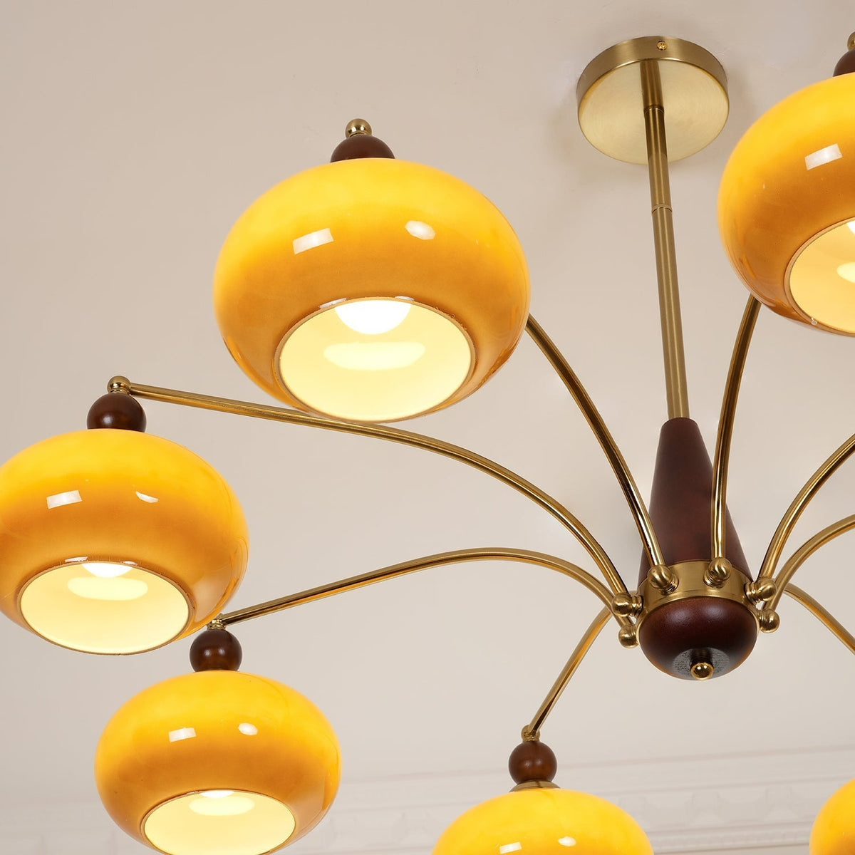Gresellae Glass Chandelier-Moonnatur