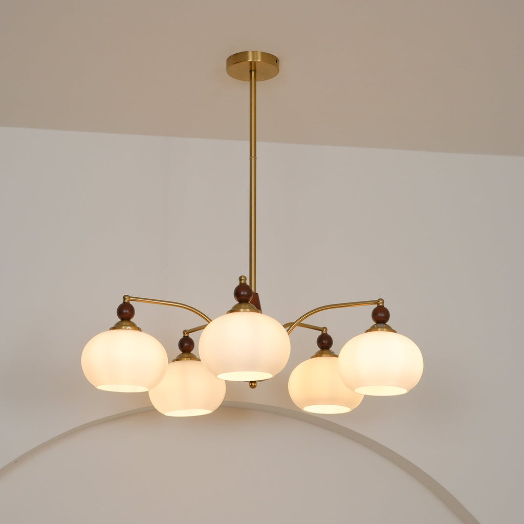 Gresellae Glass Chandelier-Moonnatur