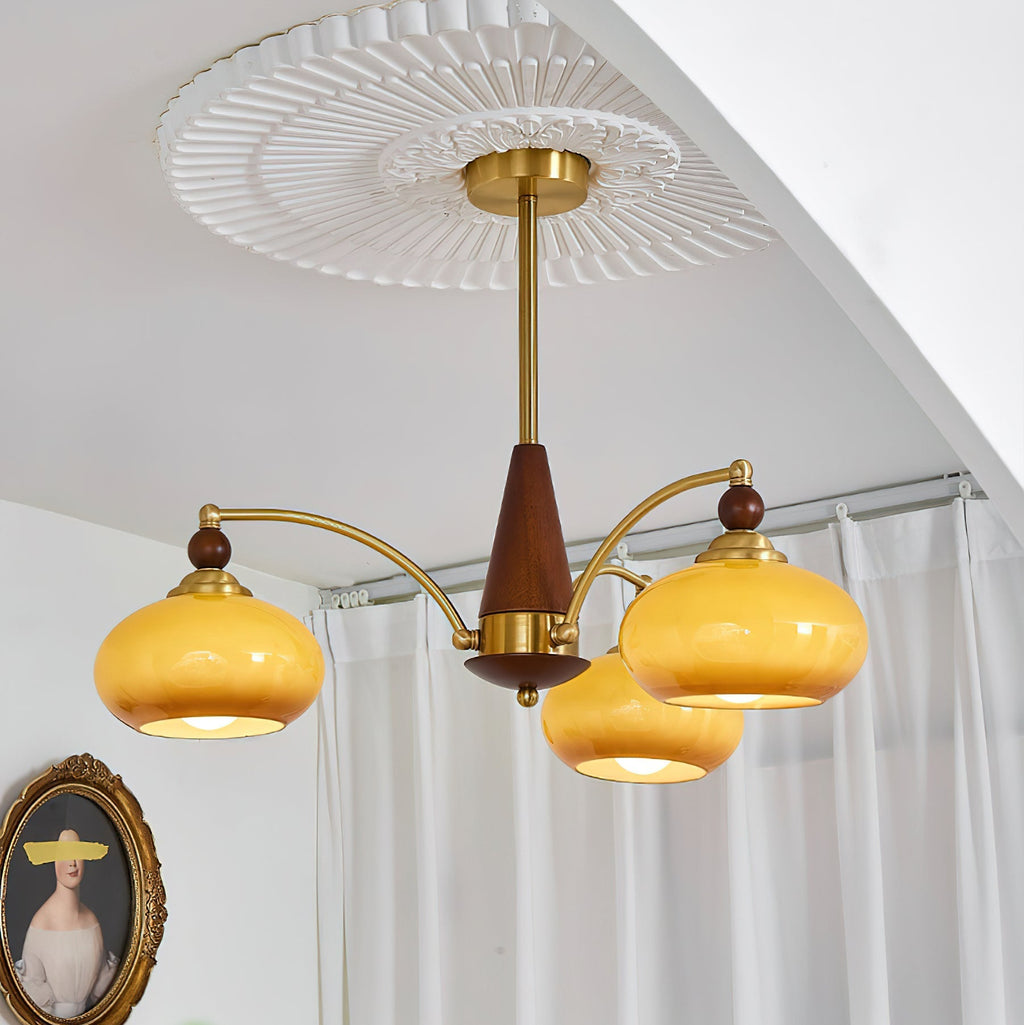 Yardenenelle Glass Chandelier-Moonnatur