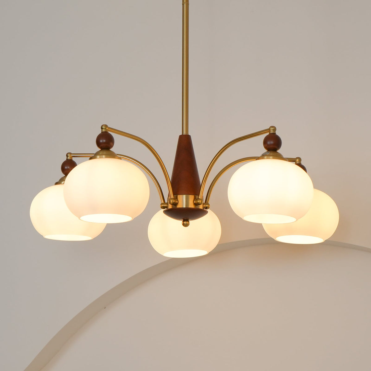 Gresellae Glass Chandelier-Moonnatur