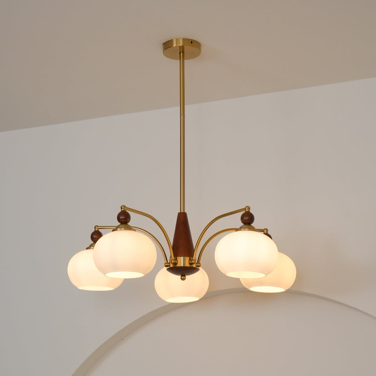 Gresellae Glass Chandelier-Moonnatur