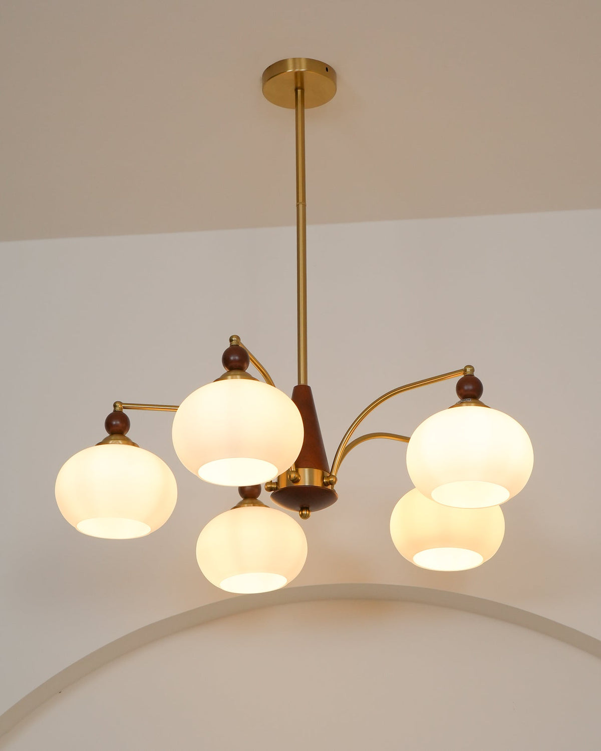 Gresellae Glass Chandelier-Moonnatur