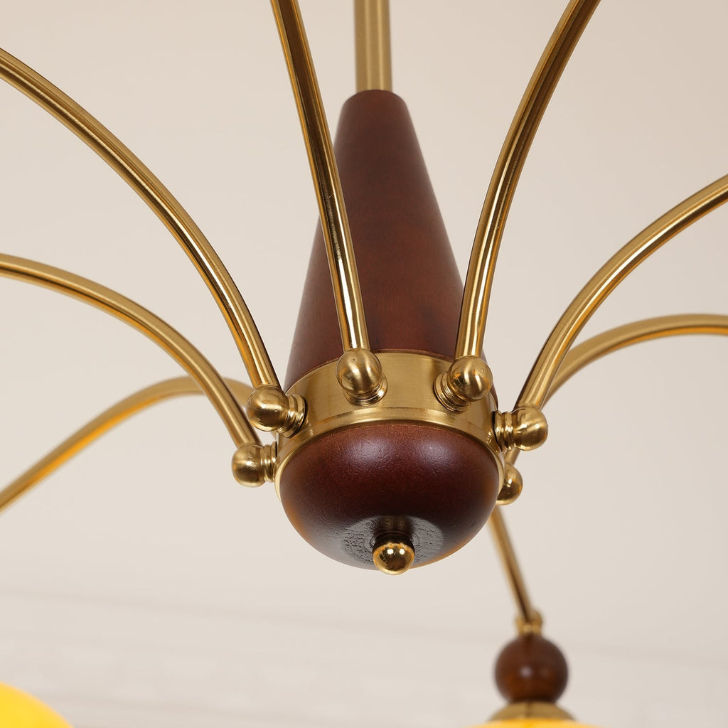 Gresellae Glass Chandelier-Moonnatur
