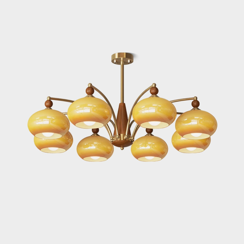 Gresellae Glass Chandelier-Moonnatur