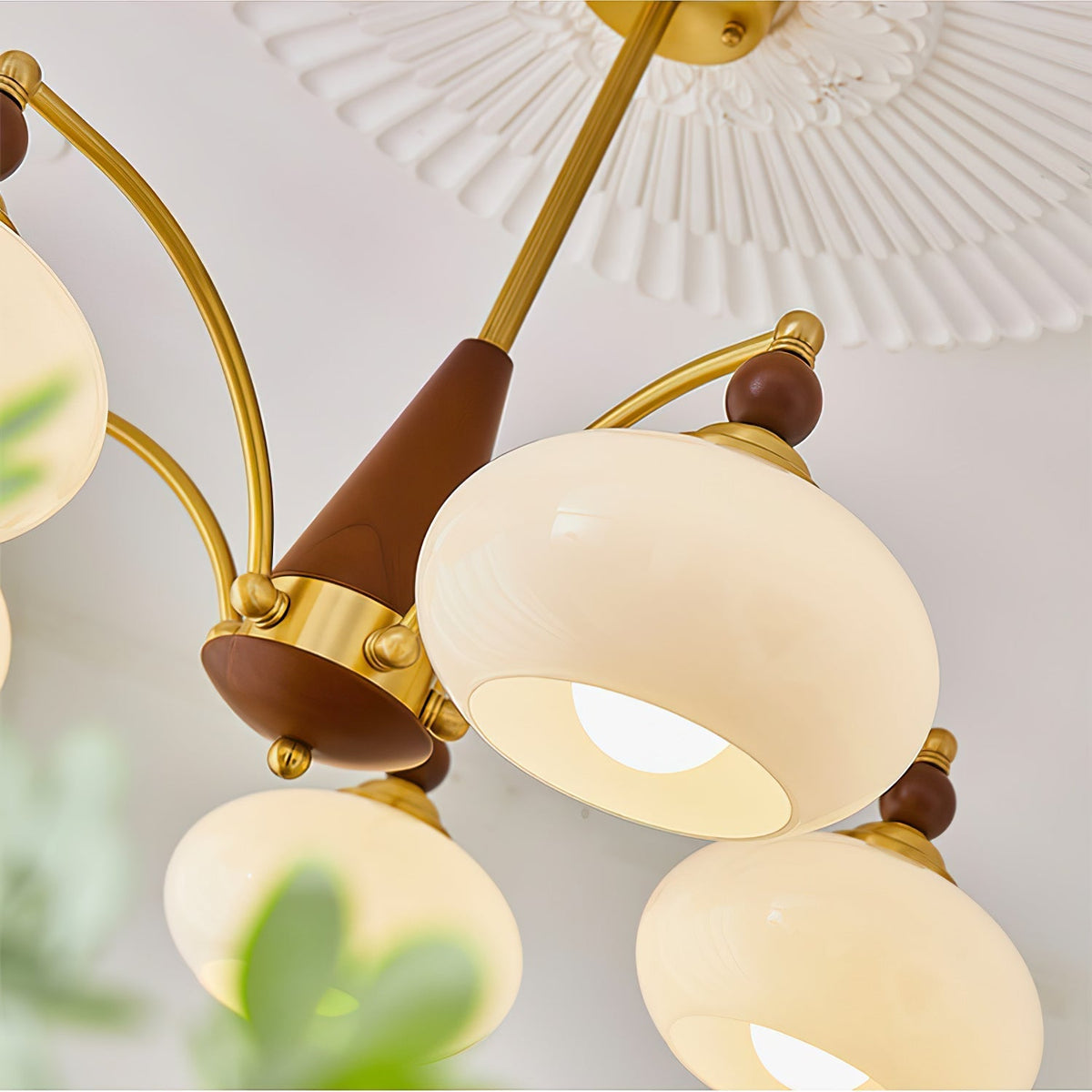 Gresellae Glass Chandelier-Moonnatur