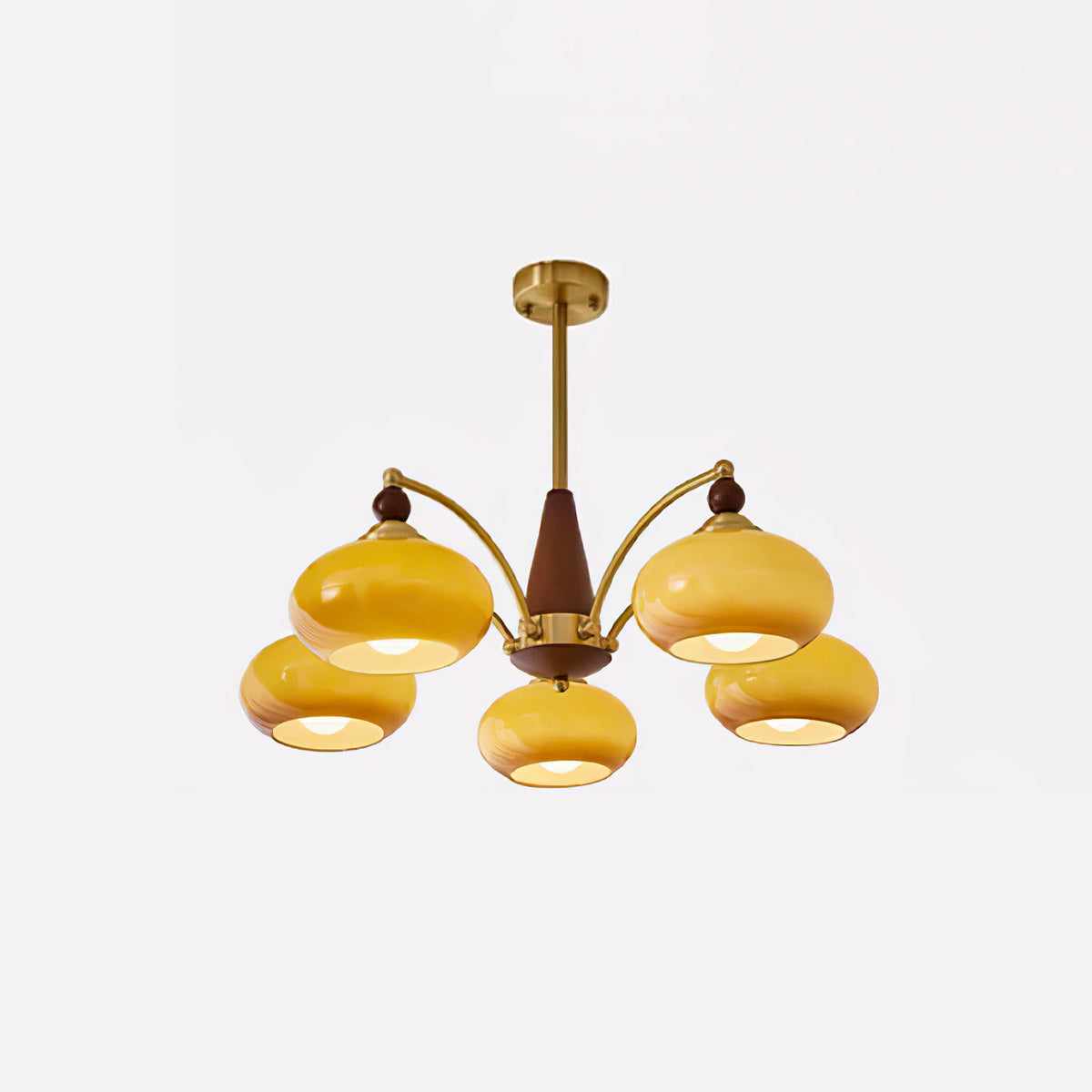 Gresellae Glass Chandelier-Moonnatur