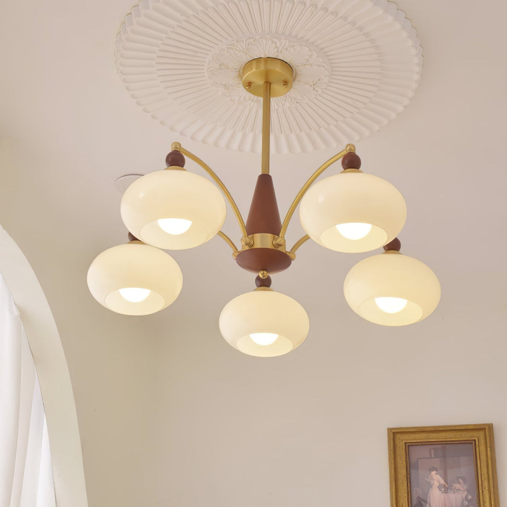 Gresellae Glass Chandelier-Moonnatur
