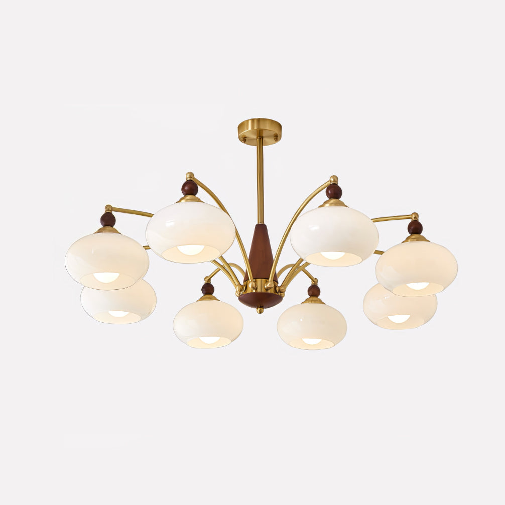 Gresellae Glass Chandelier-Moonnatur