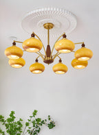 Gresellae Glass Chandelier-Moonnatur