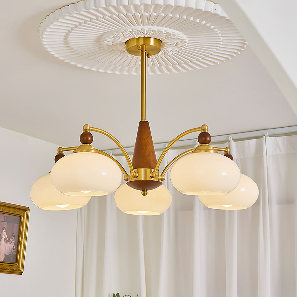 Gresellae Glass Chandelier-Moonnatur