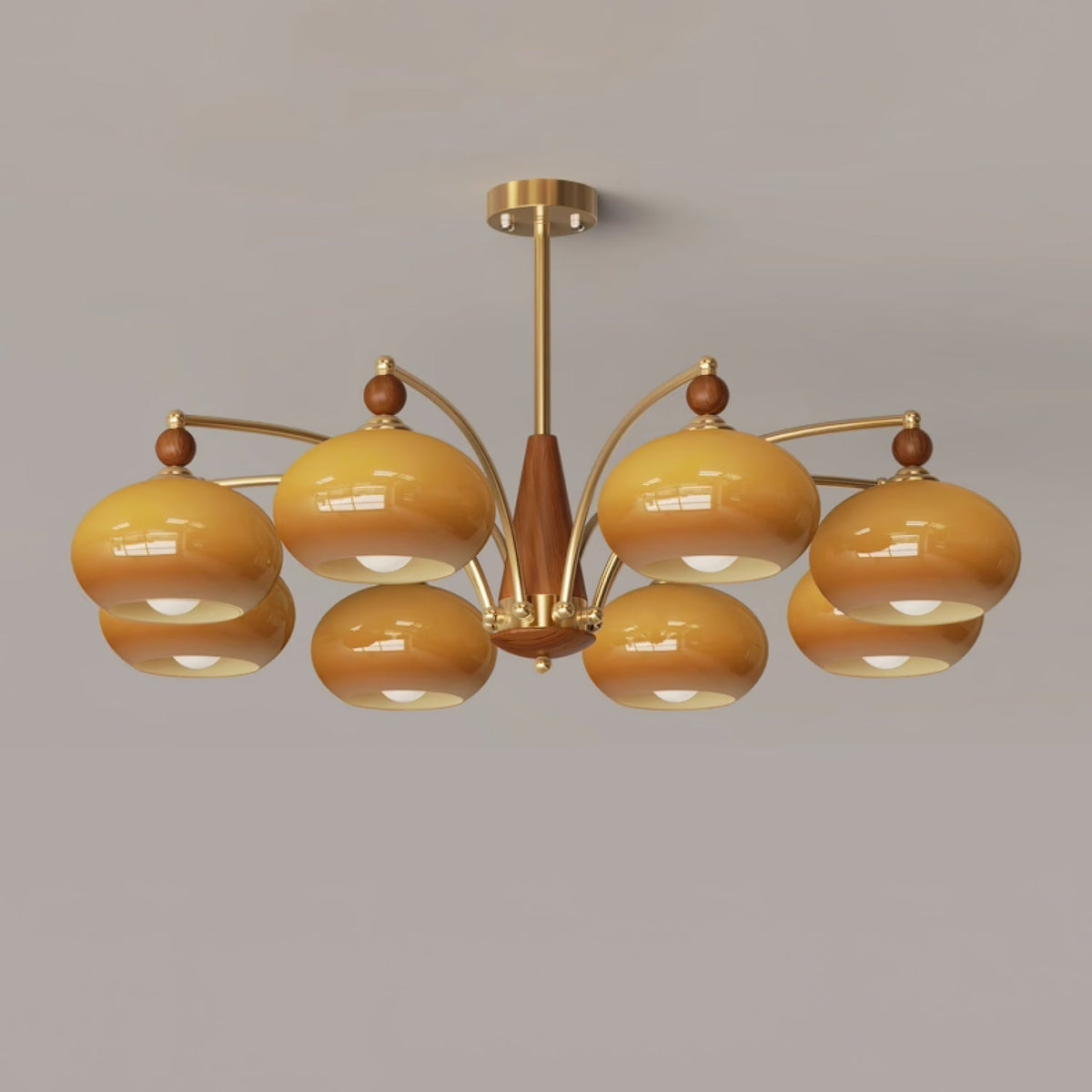Gresellae Glass Chandelier-Moonnatur