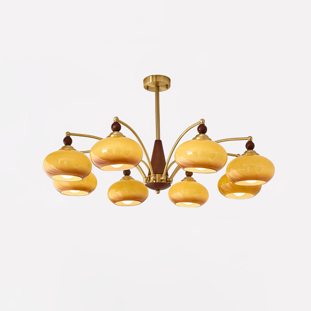 Gresellae Glass Chandelier-Moonnatur
