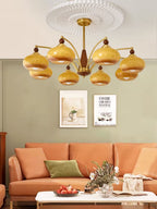 Gresellae Glass Chandelier-Moonnatur