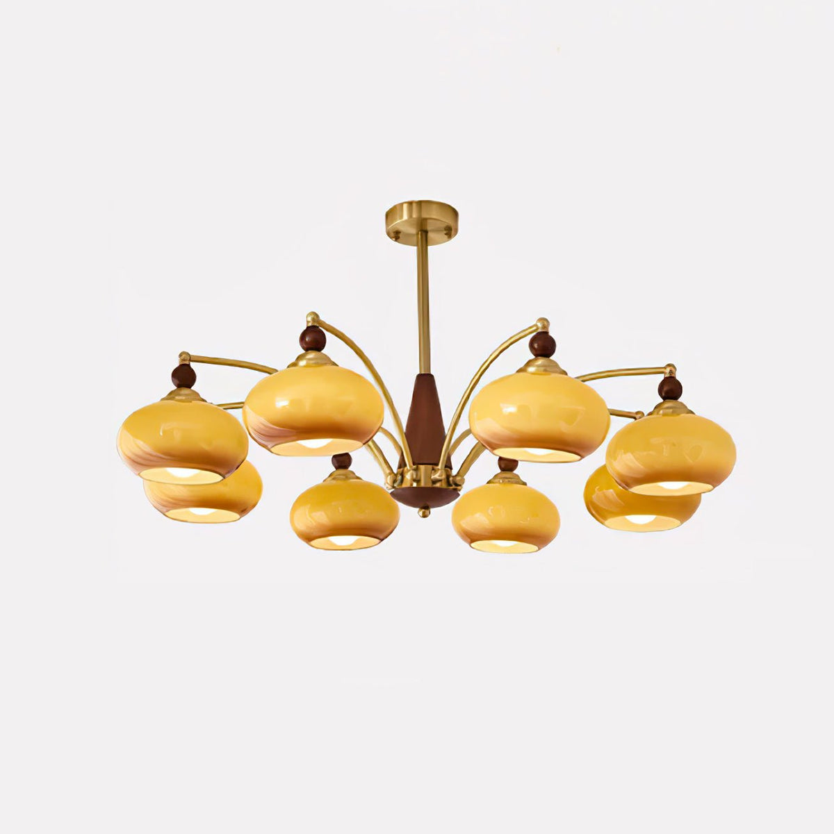 Gresellae Glass Chandelier-Moonnatur