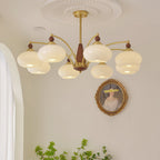 Gresellae Glass Chandelier-Moonnatur