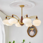 Gresellae Glass Chandelier-Moonnatur
