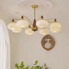 Gresellae Glass Chandelier-Moonnatur