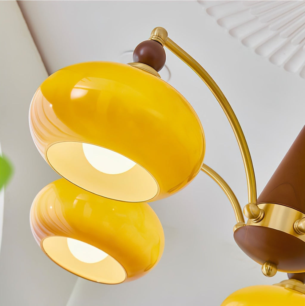 Gresellae Glass Chandelier-Moonnatur