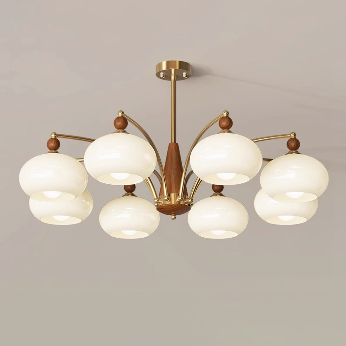 Gresellae Glass Chandelier-Moonnatur