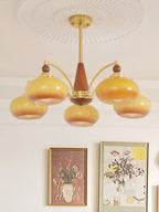 Gresellae Glass Chandelier-Moonnatur