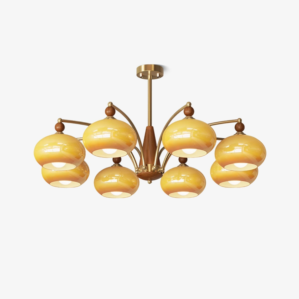 Gresellae Glass Chandelier-Moonnatur