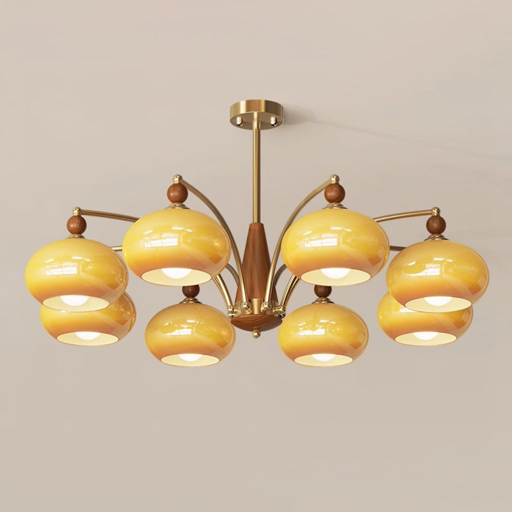 Gresellae Glass Chandelier-Moonnatur