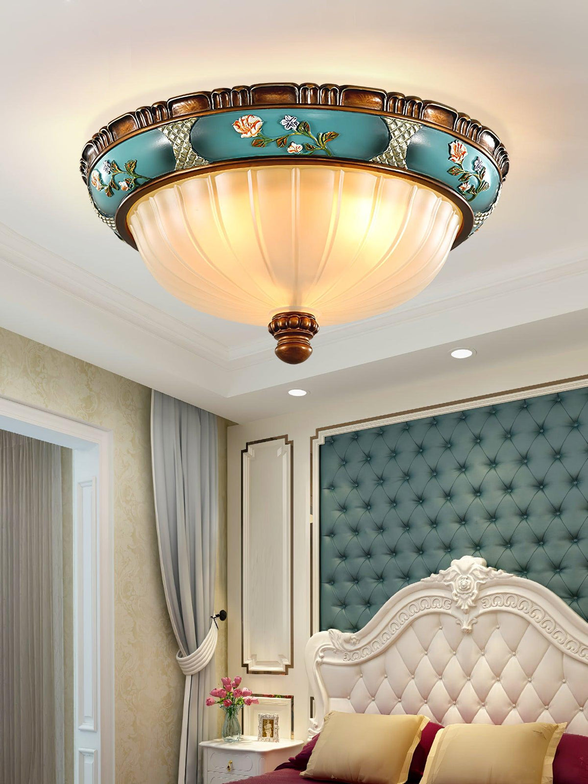 Gresina Resin Ceiling Light-Moonnatur