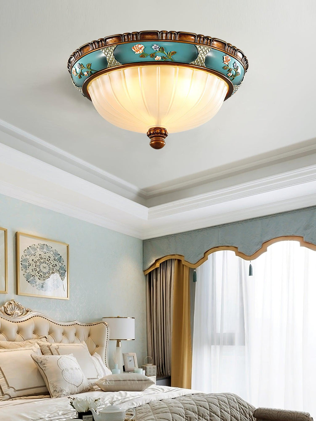 Gresina Resin Ceiling Light-Moonnatur