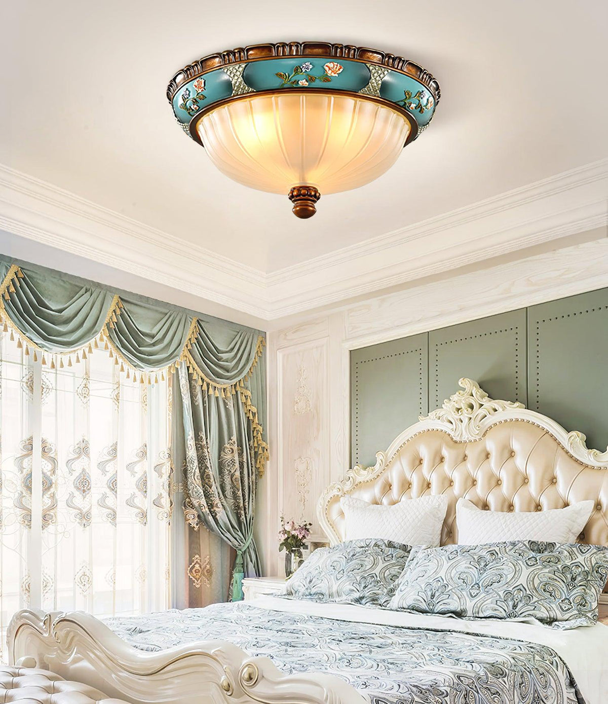 Gresina Resin Ceiling Light-Moonnatur