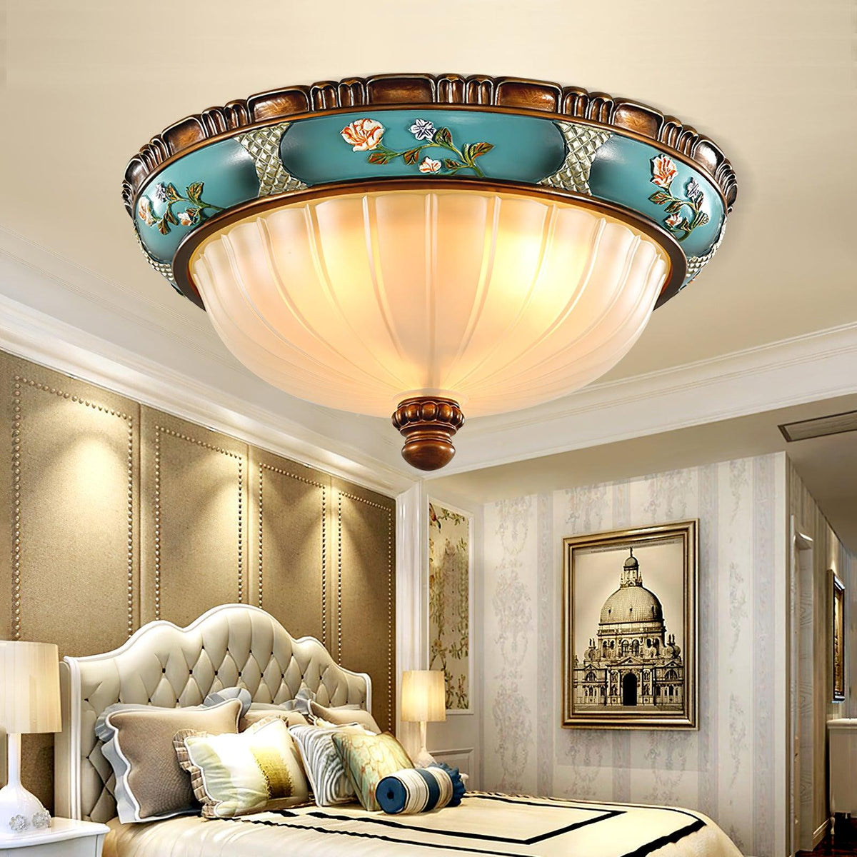 Gresina Resin Ceiling Light-Moonnatur